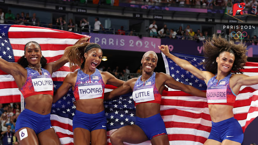 Paris 2024 athletics: All results, as USA seals eighth consecutive women 4x400m relay gold